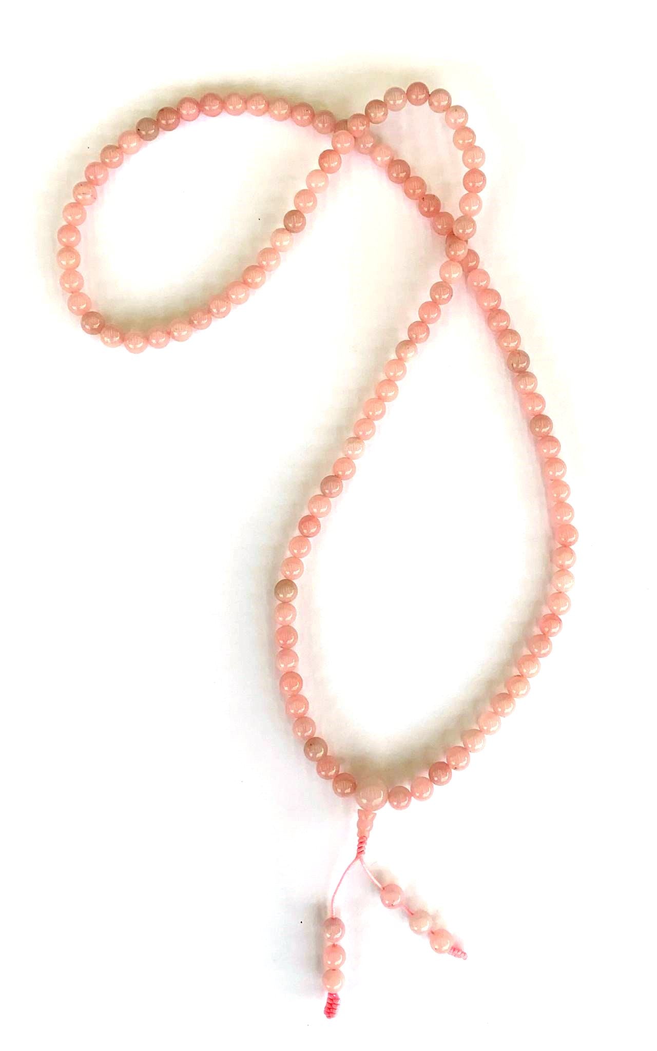 Rose Quartz Mala Necklace