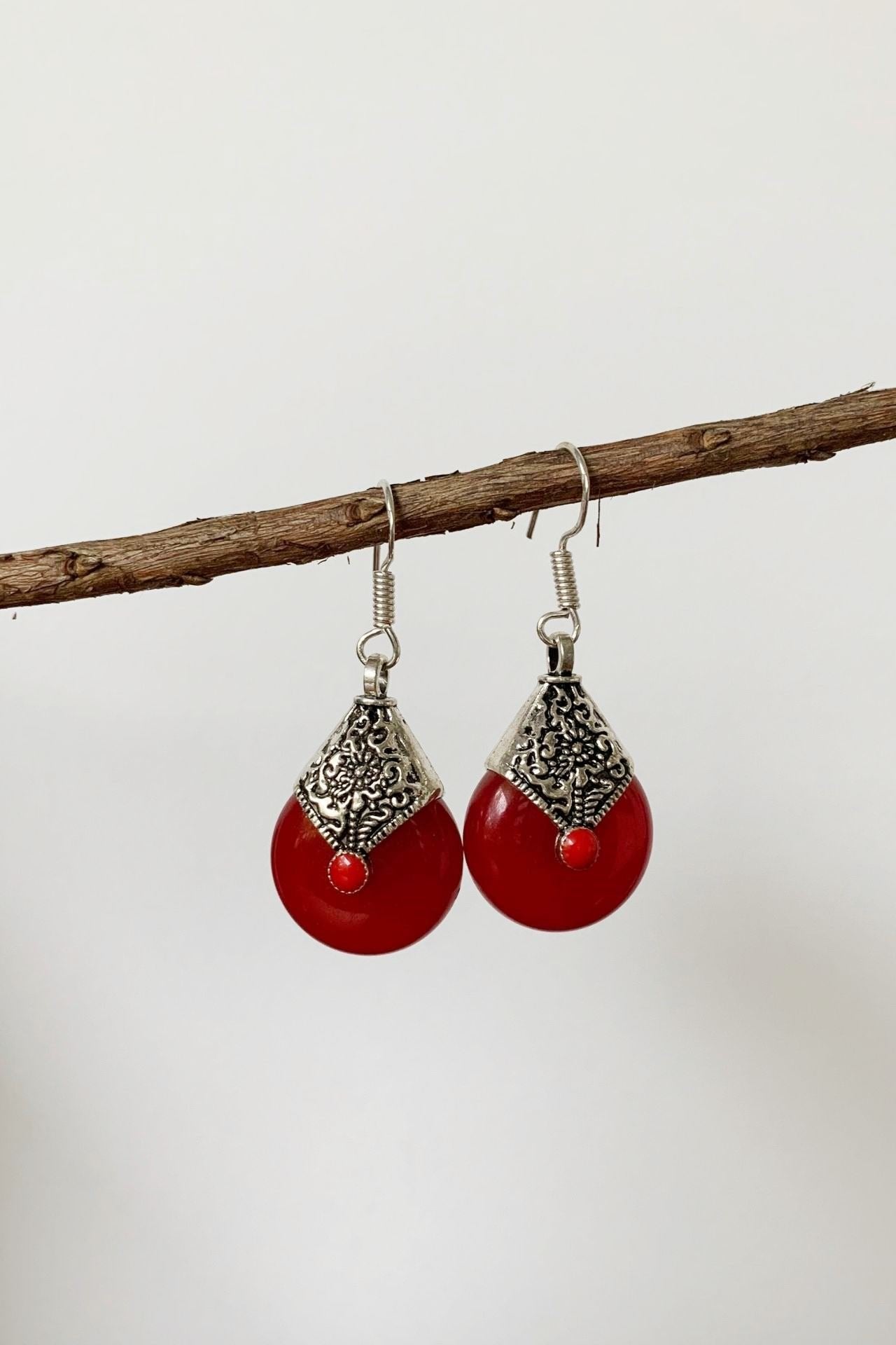 Tibetan Earrings - Mitha