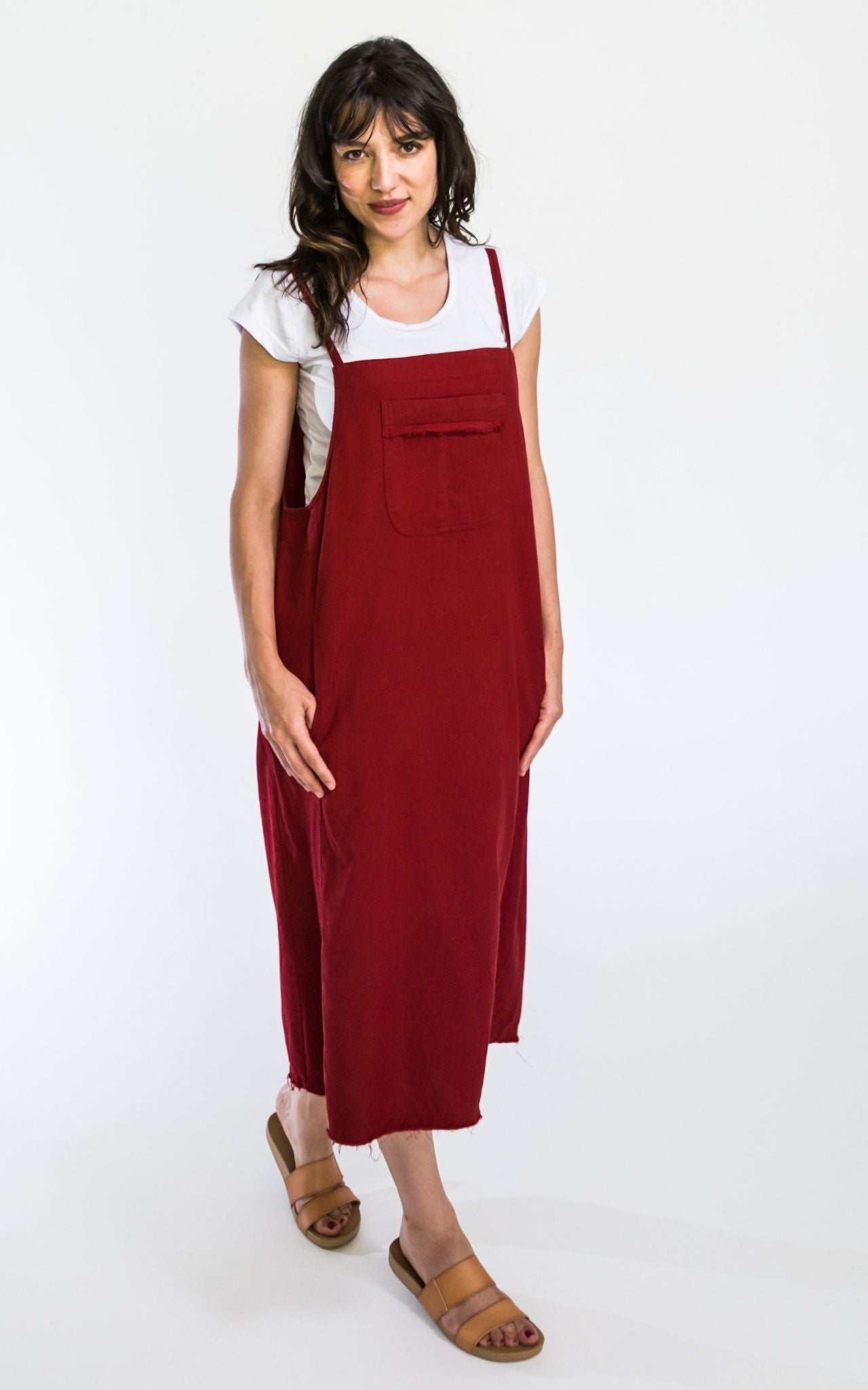 Sirena Pinafore - Berry