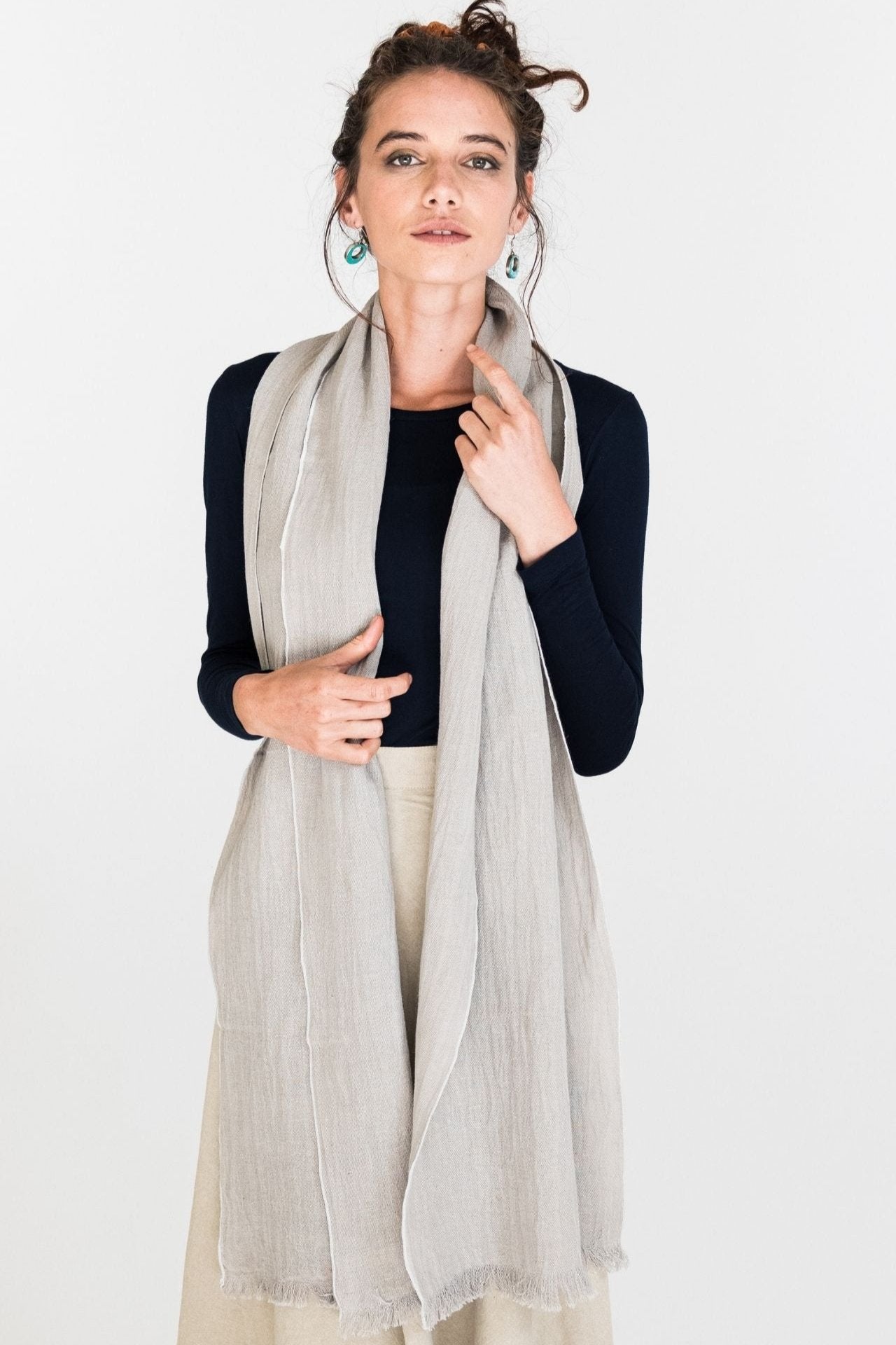 Hemp + Cotton Scarf