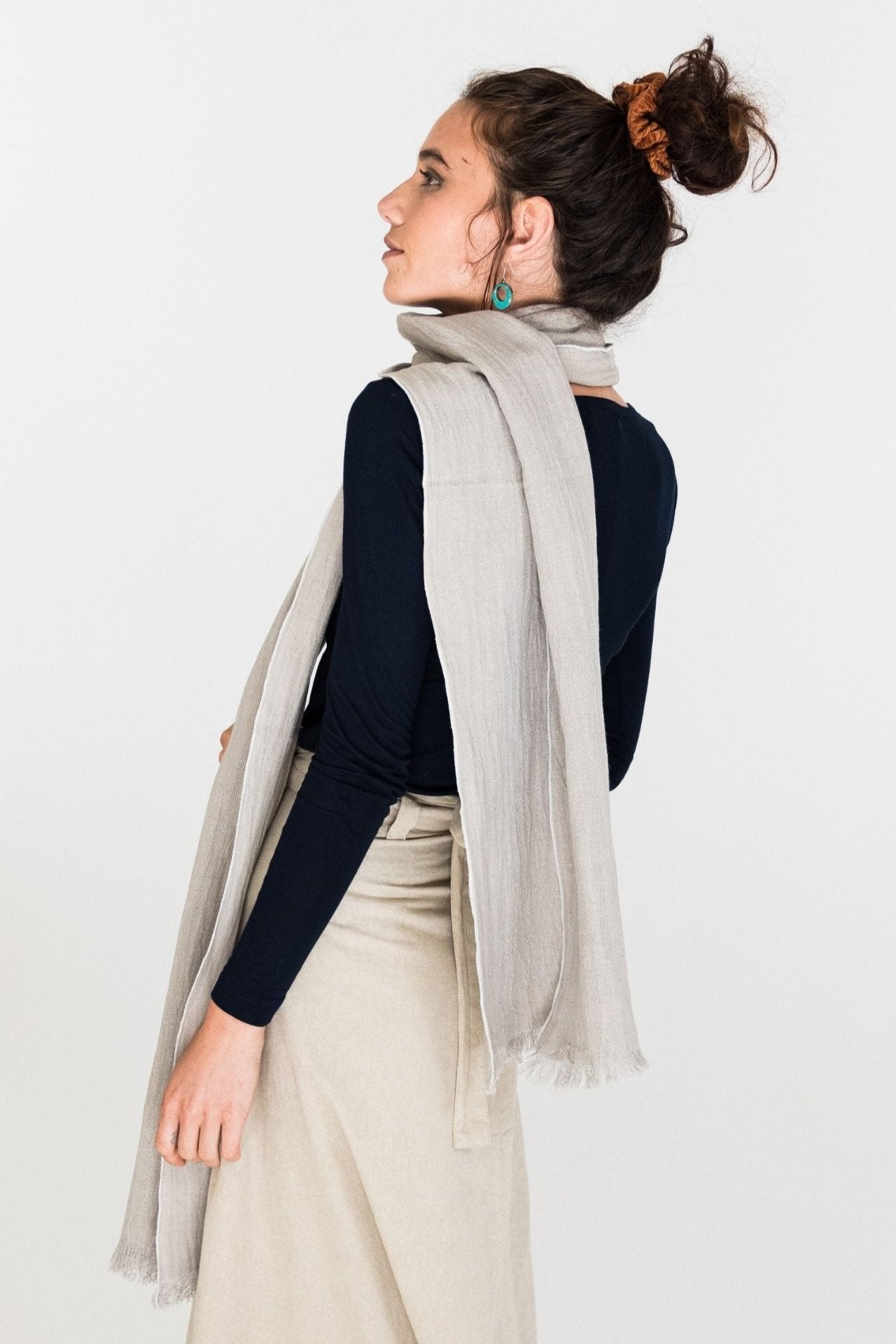 Hemp + Cotton Scarf