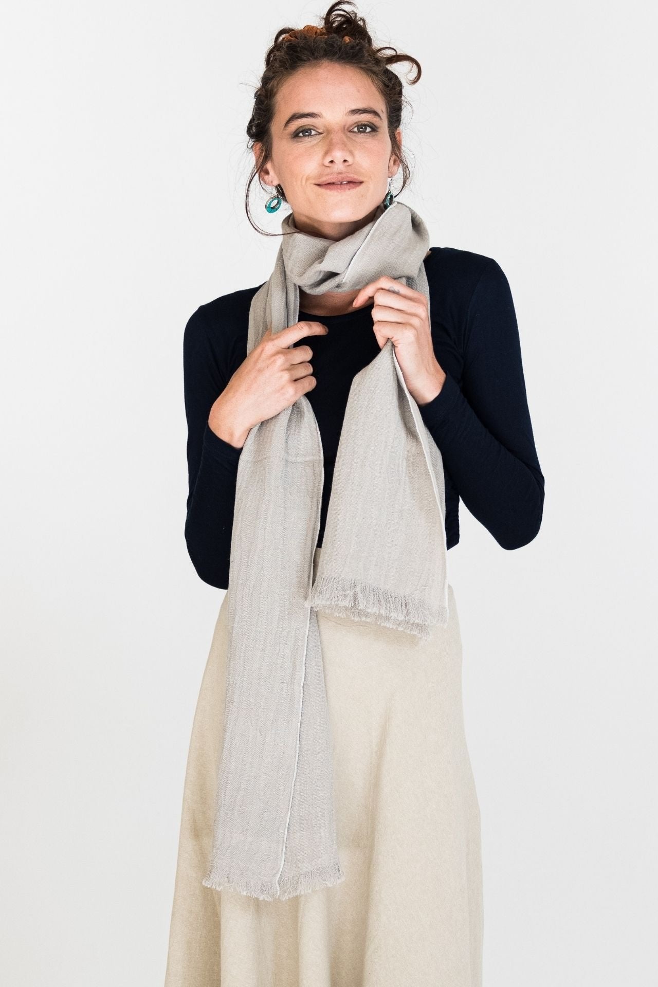 Hemp + Cotton Scarf