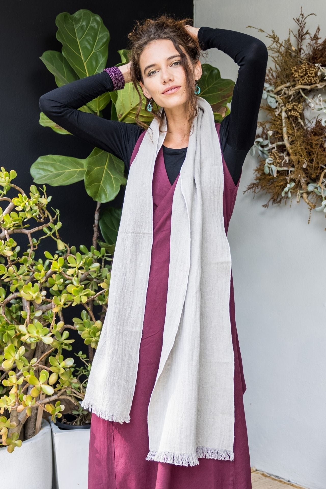 Hemp + Cotton Scarf