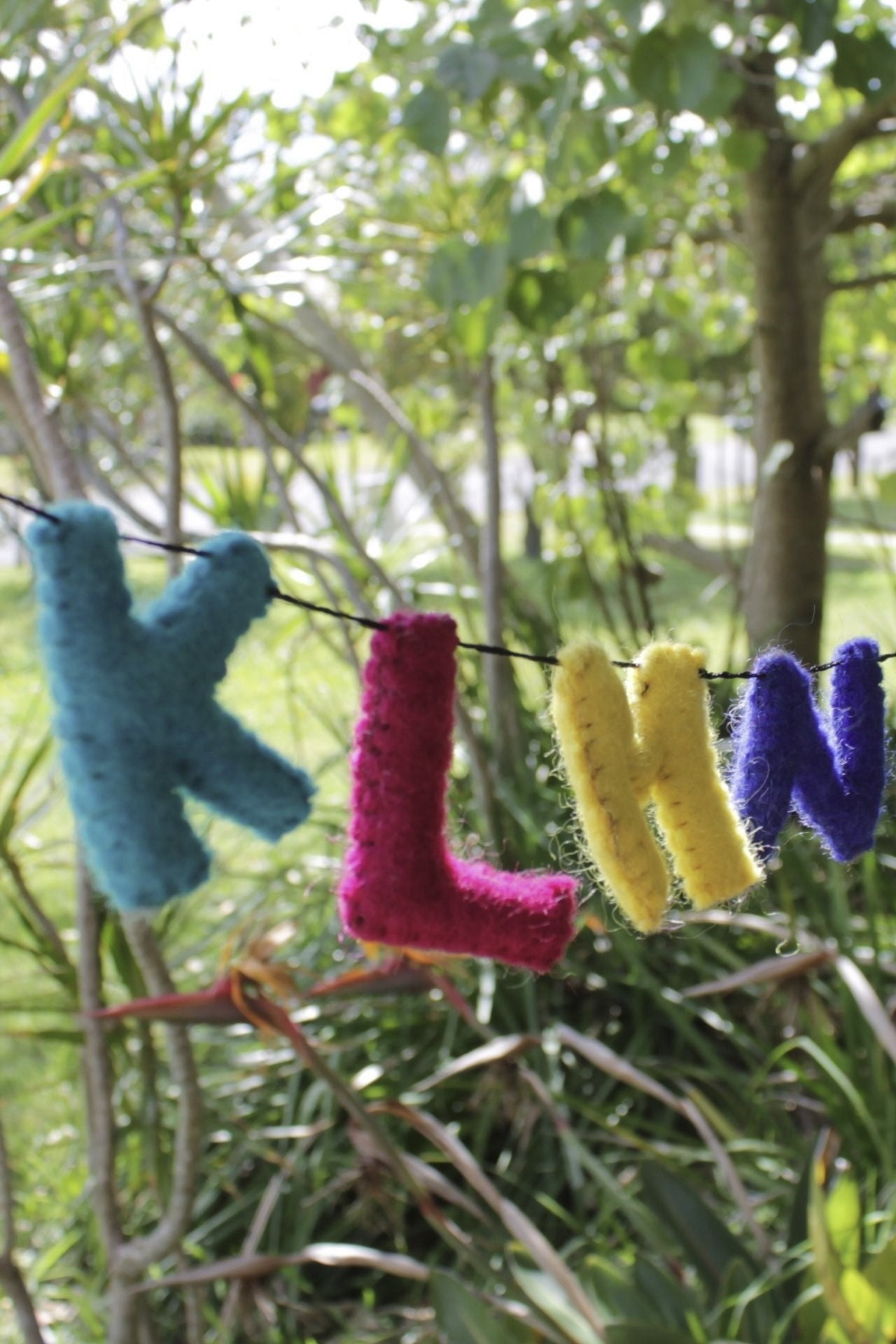 Felt Alphabet Bunting