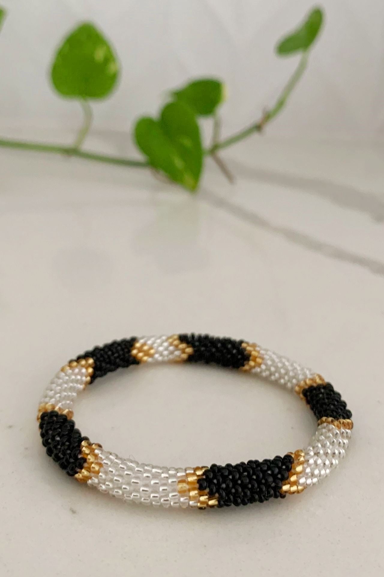 Rolling Beaded Bracelets - Patterned