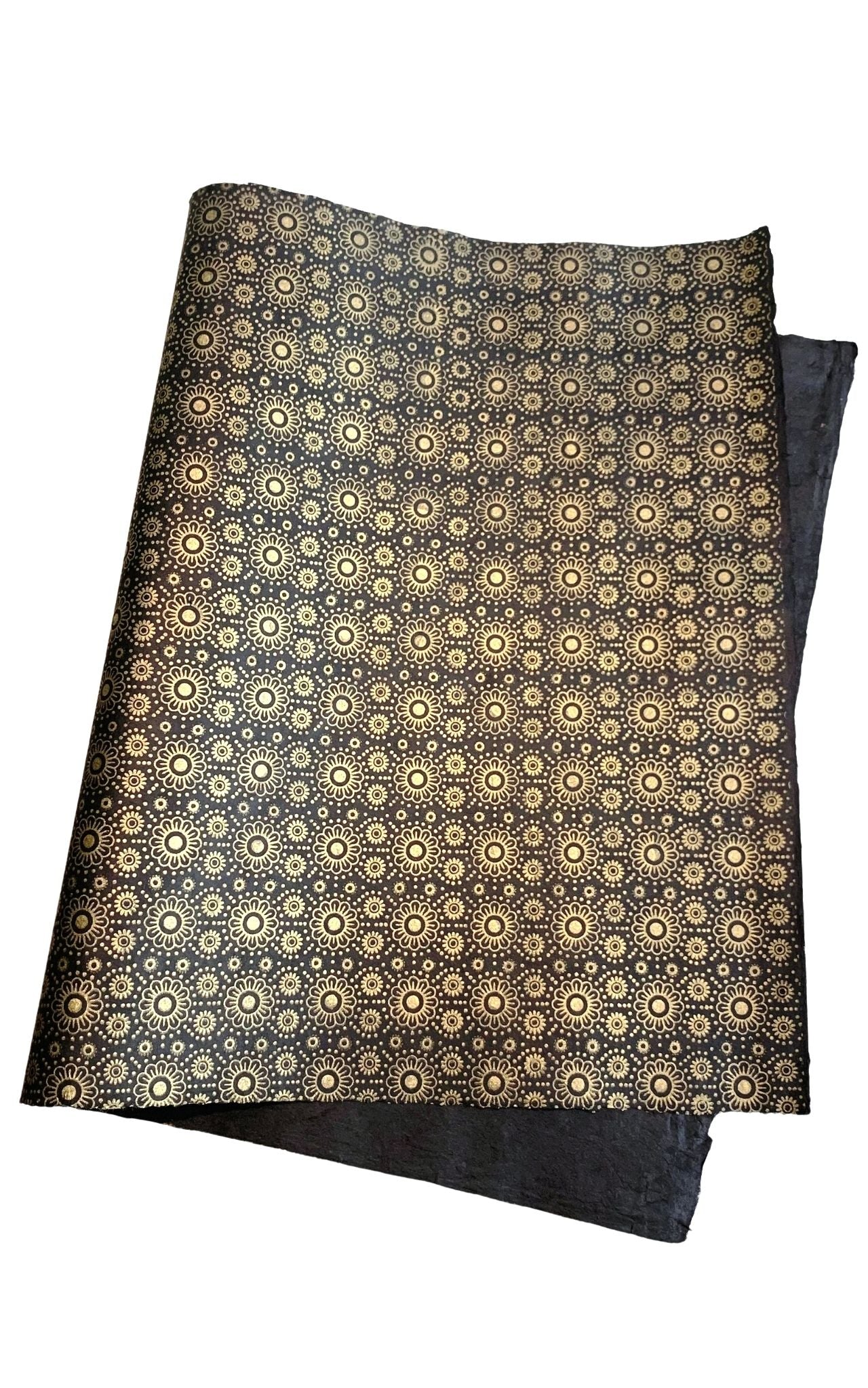 Gift Wrapping Paper - Gold Flower