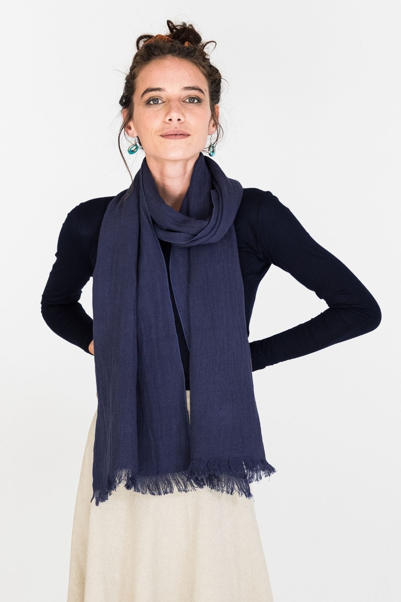 Hemp + Cotton Scarf