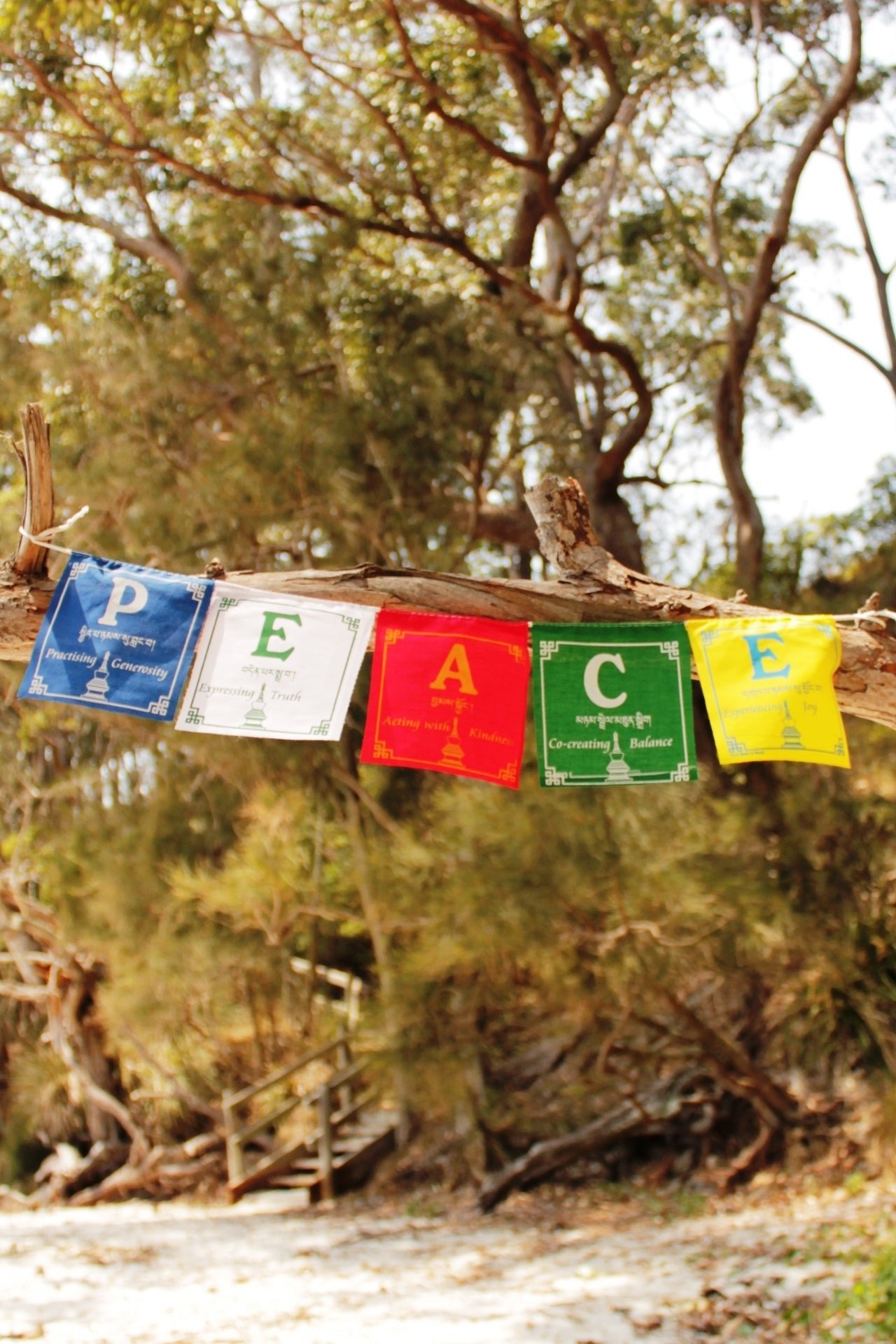 PEACE Prayer Flags