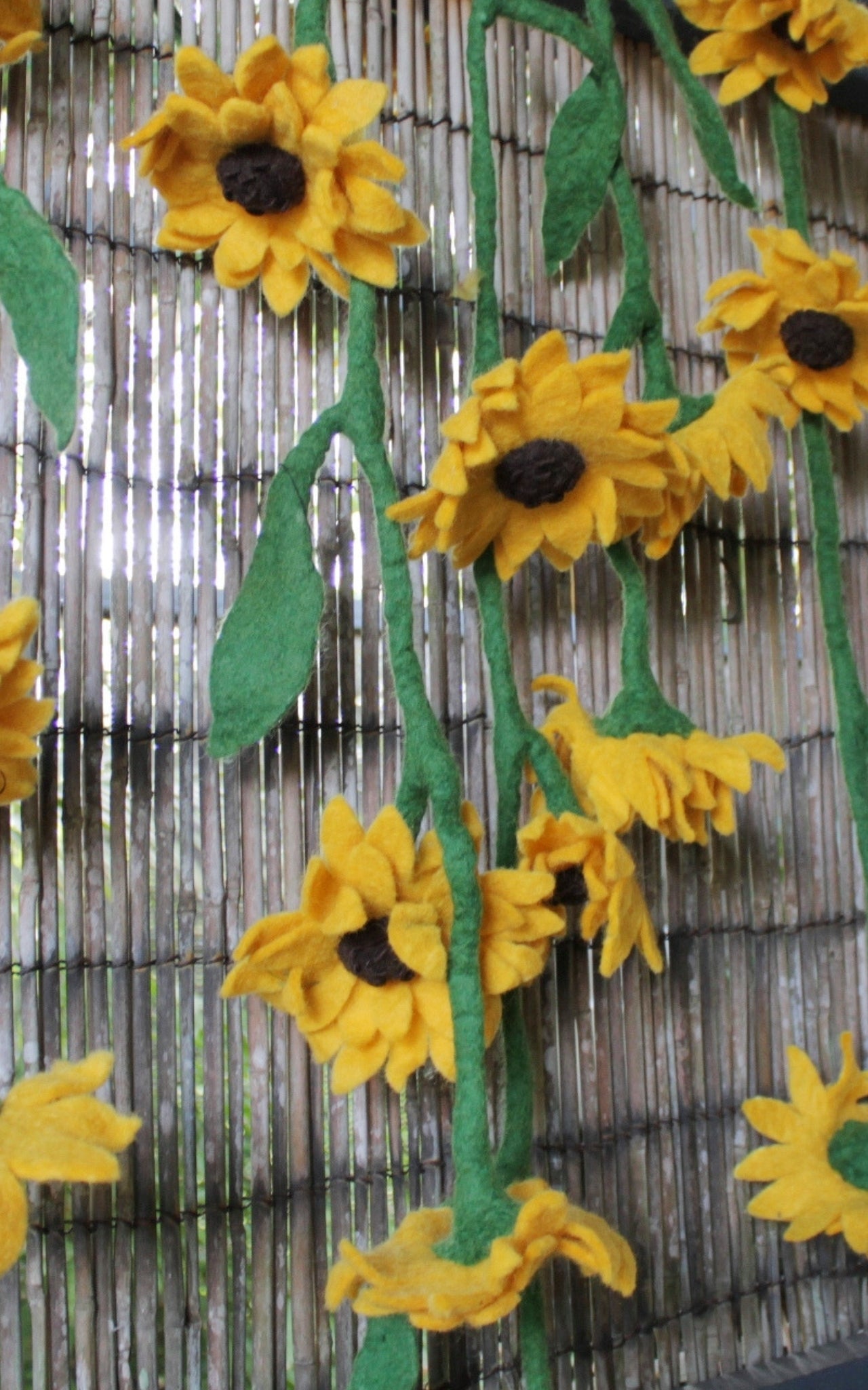 Felt Sunflower Garland