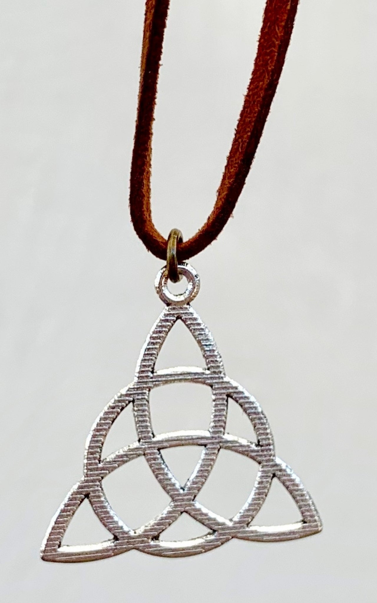 Suede Necklace - Celtic Knot