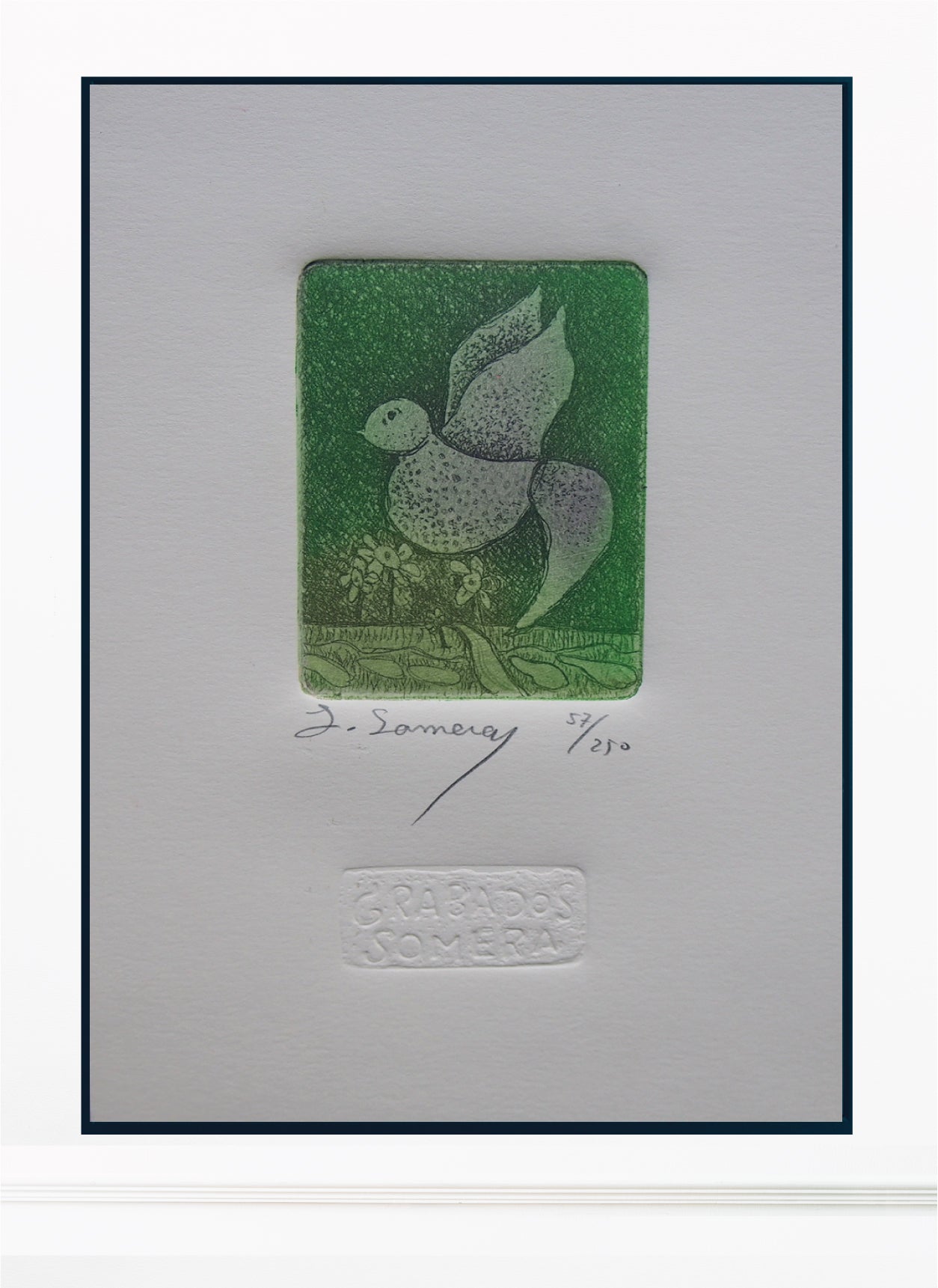 幻想的 orignal Etching LIMITED EDITION スノーマン版画 - crumiller.com