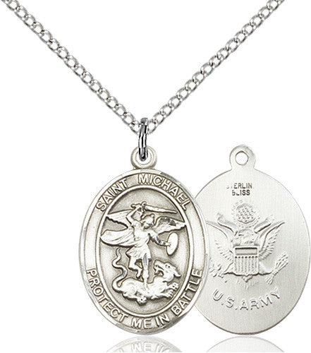 st michael army necklace