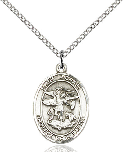 silver st michael necklace