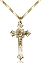 Learn More about Crucifix 14 Karat Gold Filled Pendant Image of Crucifix 14 Karat Gold Filled Pendant