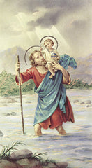 Learn More about St Christopher Holy Card Image of St Christopher Holy Card