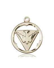 Learn More about Holy Spirit 14Kt Gold Medal Image of Holy Spirit 14Kt Gold Medal