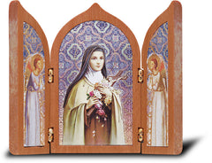 Learn More about St Therese Tryptych Image of St Therese Tryptych