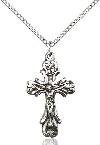 Crucifix Pendant (Sterling Silver) - Catholic Shopping .com