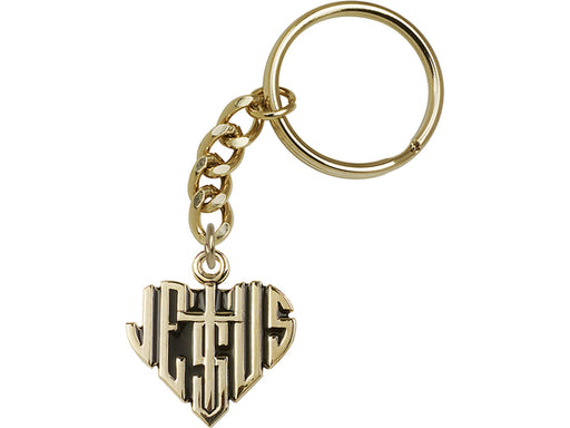 Titanium Plated Cross Keychain-Coffee Gold - Shop HIS CROSS STORE Keychains  - Pinkoi