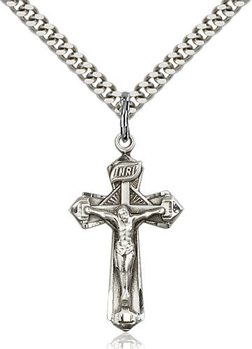 Crucifix Pendant (Sterling Silver) - Catholic Shopping .com