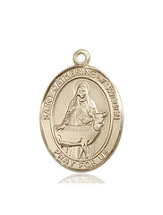 Learn More about St. Catherine of Sweden Medal (14kt Gold) Image of St. Catherine of Sweden Medal (14kt Gold)