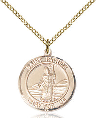 Learn More about St. Patrick 14 Karat Gold Filled Pendant Image of St. Patrick 14 Karat Gold Filled Pendant
