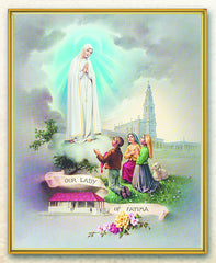 Learn More about Our Lady Of Fatima Plaque Image of Our Lady Of Fatima Plaque