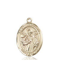 Learn More about St. Januarius 14Kt Gold Medal Image of St. Januarius 14Kt Gold Medal