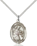 Learn More about St. Eustachius Pendant (Sterling Silver) Image of St. Eustachius Pendant (Sterling Silver)