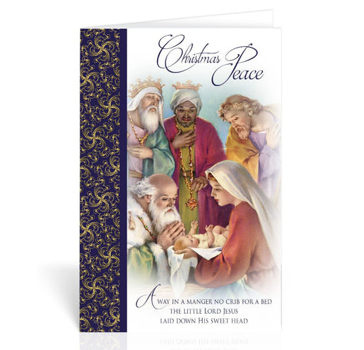 Catholic Christmas Card - Joyful Holy Family (set of 10) - Vianney