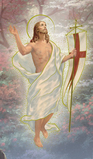 Risen Christ Holy Card Free Ship 49 Catholic Online Shopping