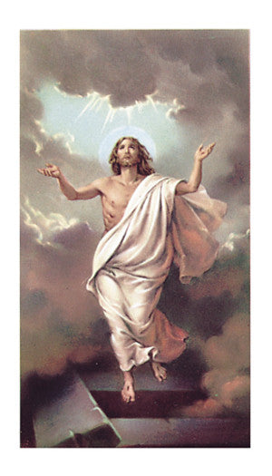 Risen Christ Holy Card Free Ship 49 Catholic Online Shopping