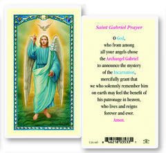 Learn More about St Gabriel Holy Card Image of St Gabriel Holy Card
