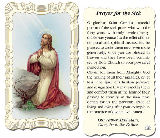 prayer for a sick friend catholic