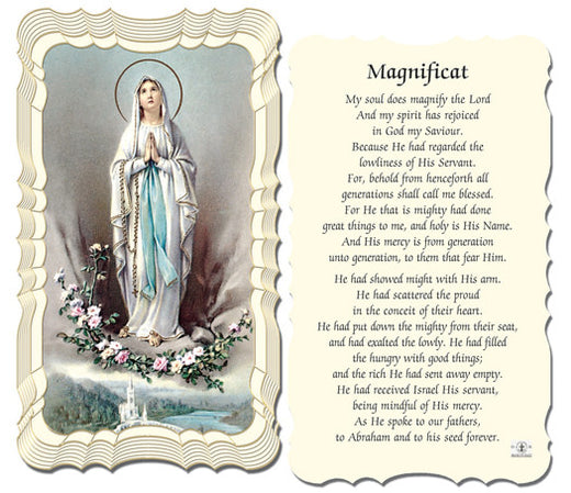 The Magnificat Holy Card Free Ship 60 — Catholic Online Shopping