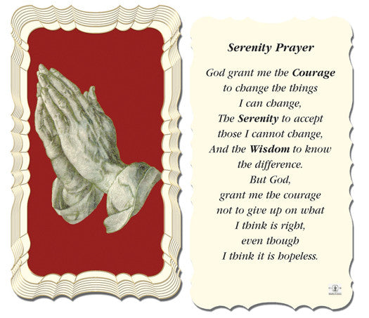 printable long version serenity prayer