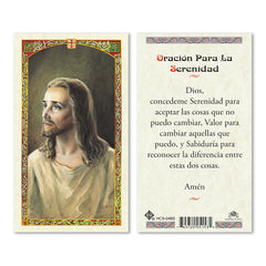Oracion a San Miguel Arcangel Laminated Prayer Cards - Pack of 25- in  Spanish Espanol