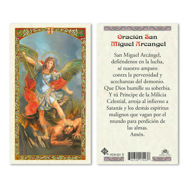 st-michael-archangel-prayer-spanish-laminated-prayer-cards-free-shipping-70-usa-lower-48