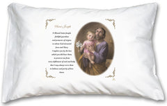 Image of St. Joseph Pillow Case - English Prayer