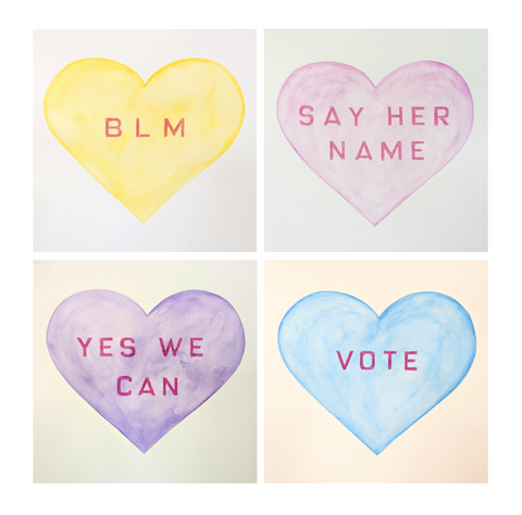 Activist Conversation Hearts