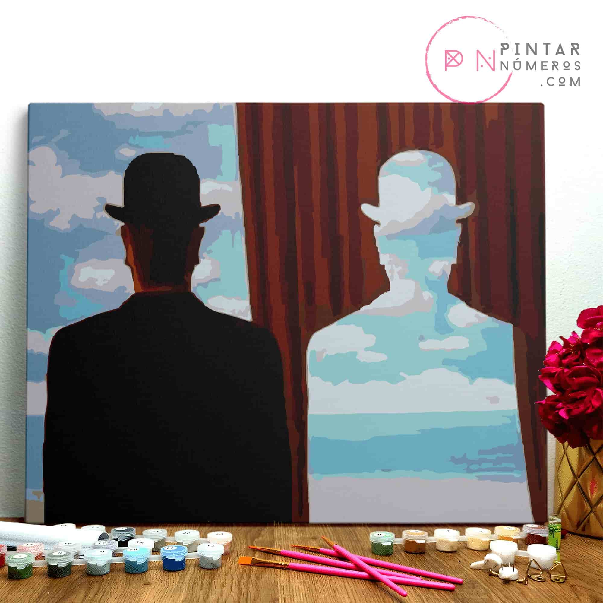 Image of Decalcomania de Renee Magritte - Pintar Nmeros