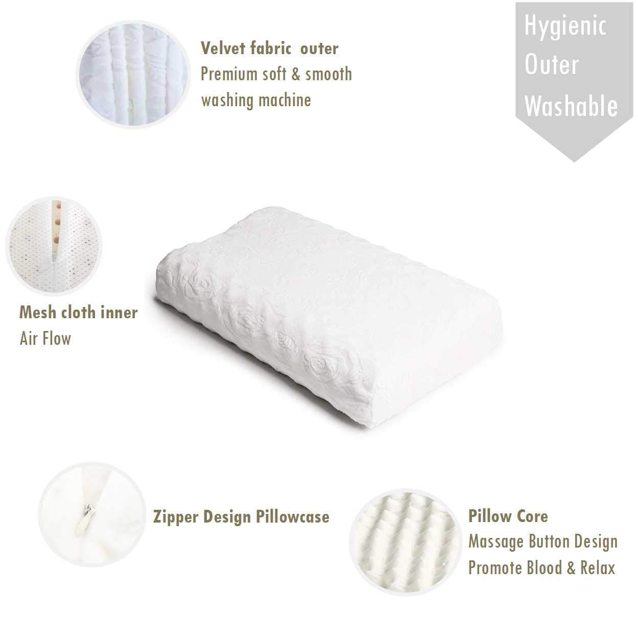 how to wash latex foam pillows