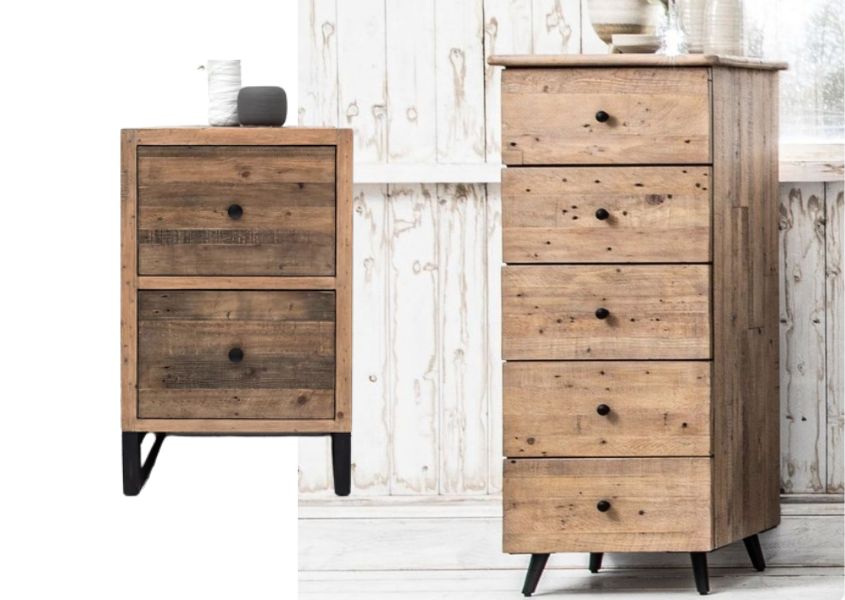 home study rustic chest of drawers