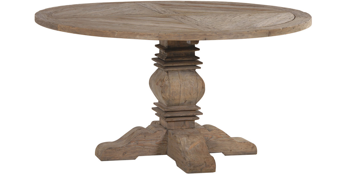 Reclaimed Wood Round Dining Room Table