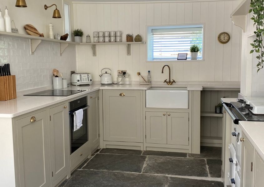 kitchen of Leat House in Cornwall