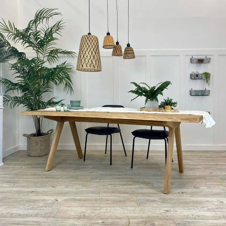 Nottingham Oak Live Edge Dining Table | Modish Living