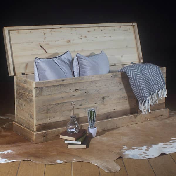 English Beam Reclaimed Wooden Toy Box & Blanket Box