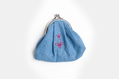 PANELLED DENIM COIN PURSE » Just Harry Designs