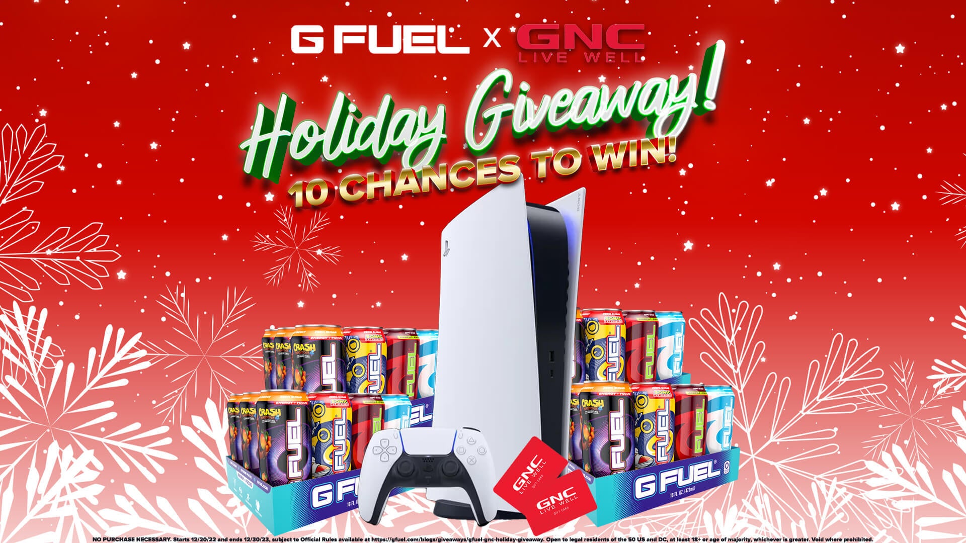 G FUEL x GNC Holiday Giveaway!