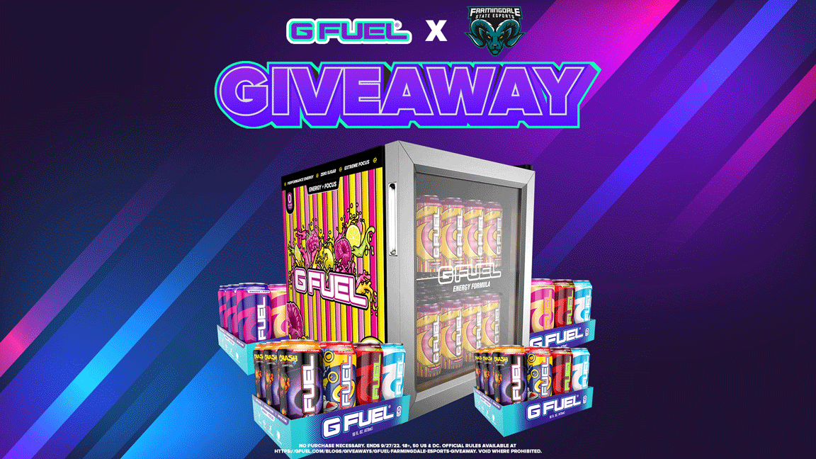 GFUEL and Farmingdale State eSports Giveaway